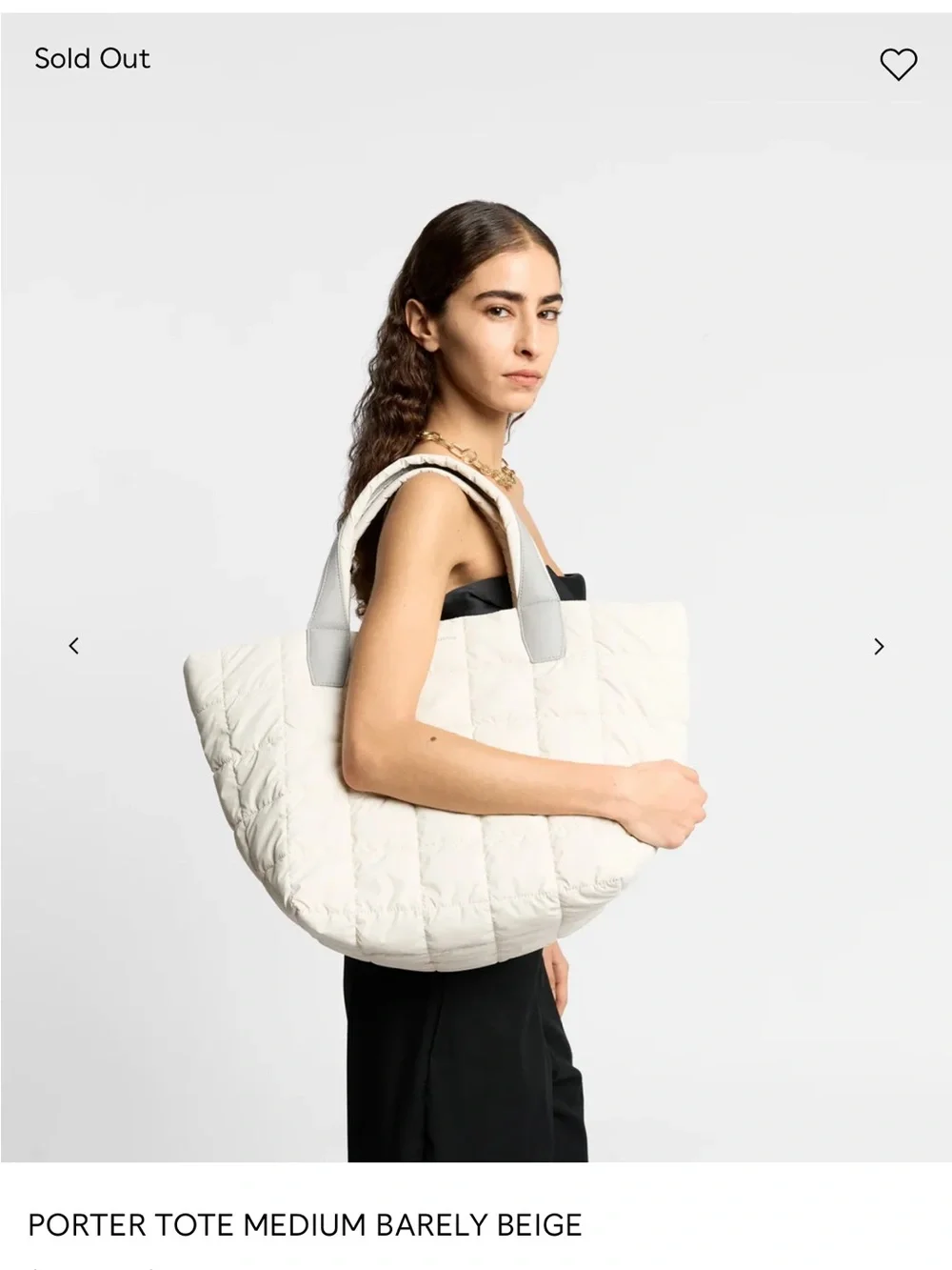 VEE Collective PORTER TOTE MEDIUM BARELY BEIGE